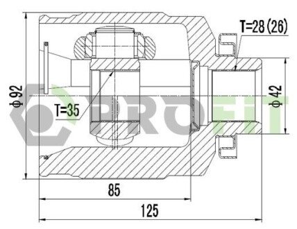 ШРУС PROFIT 2810-2038 (фото 1)