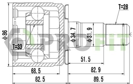 ШРУС 2810-2043