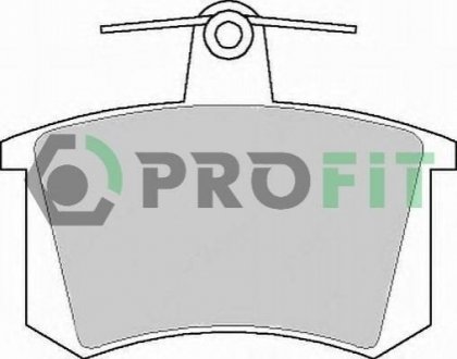 Дискові гальмівні колодки (задні) PROFIT 5000-0222 (фото 1)