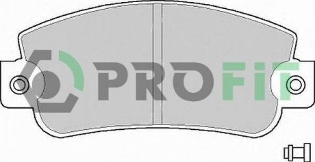 Дисковые тормозные колодки (передние) PROFIT 5000-0346 (фото 1)