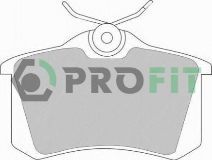 Дисковые тормозные колодки (задние) PROFIT 5000-0541 (фото 1)