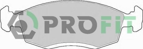 Дискові гальмівні колодки (передні) PROFIT 5000-0579 (фото 1)