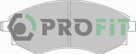 Дисковые тормозные колодки (передние) PROFIT 5000-0600 (фото 1)