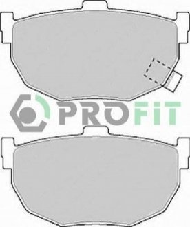 Дискові гальмівні колодки (задні) PROFIT 5000-0638 (фото 1)