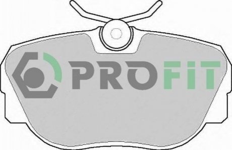 Дисковые тормозные колодки (передние) PROFIT 5000-0660 (фото 1)