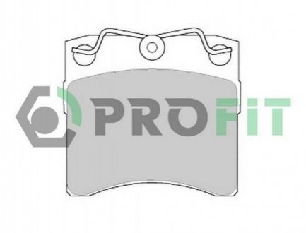 Дисковые тормозные колодки (передние) PROFIT 5000-0722 (фото 1)