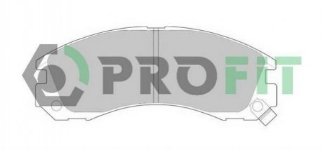 Дисковые тормозные колодки (передние) PROFIT 5000-0765 (фото 1)