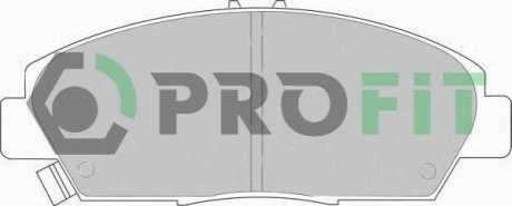 Дисковые тормозные колодки (передние) PROFIT 5000-0904 (фото 1)