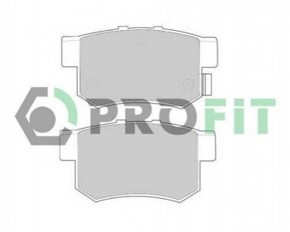 Дисковые тормозные колодки (задние) PROFIT 5000-0956 (фото 1)