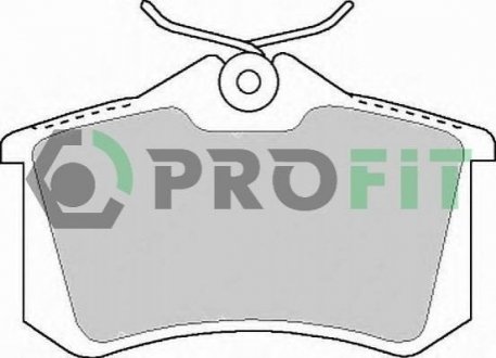 Дискові гальмівні колодки (задні) PROFIT 5000-1083 (фото 1)