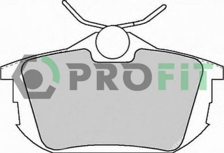 Дисковые тормозные колодки (задние) PROFIT 5000-1095 (фото 1)