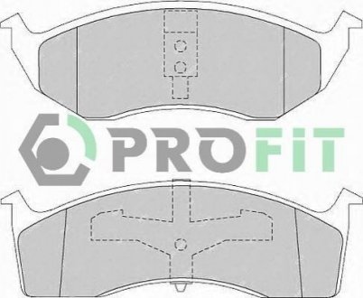 Дисковые тормозные колодки (передние) PROFIT 5000-1098 (фото 1)