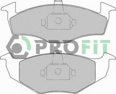 Дисковые тормозные колодки (передние) PROFIT 5000-1101 (фото 1)
