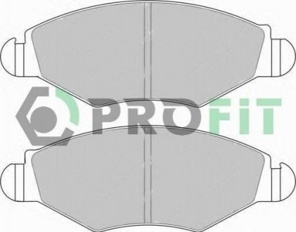 Дисковые тормозные колодки (передние) PROFIT 5000-1378 (фото 1)