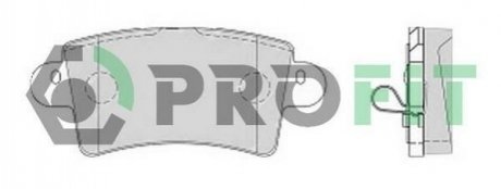 Дискові гальмівні колодки (задні) PROFIT 5000-1453 (фото 1)