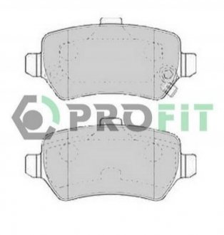 Дисковые тормозные колодки (задние) PROFIT 5000-1521 (фото 1)