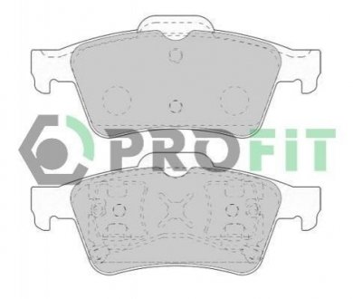 Дискові гальмівні колодки (задні) PROFIT 5000-1540 (фото 1)
