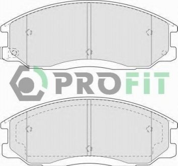 Дисковые тормозные колодки (передние) PROFIT 5000-1605 (фото 1)