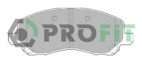 Дисковые тормозные колодки (передние) PROFIT 5000-1621 (фото 1)