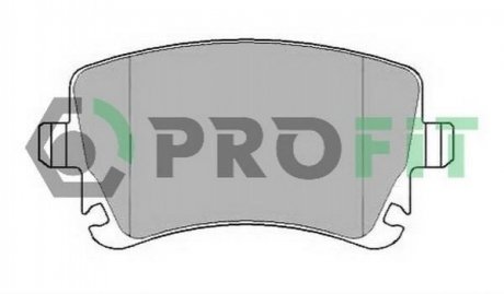 Дискові гальмівні колодки (задні) PROFIT 5000-1644 (фото 1)