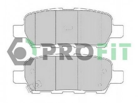 Дисковые тормозные колодки (задние) PROFIT 5000-1693 (фото 1)