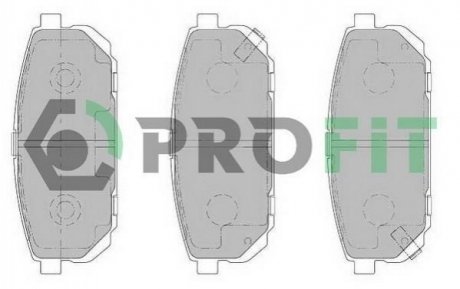 Дисковые тормозные колодки (задние) PROFIT 5000-1736 (фото 1)