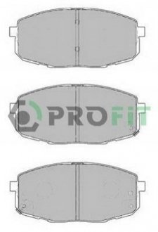 Дисковые тормозные колодки (передние) PROFIT 5000-1869 (фото 1)