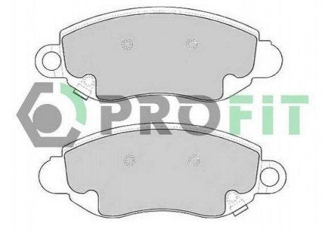 Дисковые тормозные колодки (передние) PROFIT 5000-1881 (фото 1)