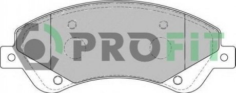 Дискові гальмівні колодки (передні) PROFIT 5000-1929 (фото 1)