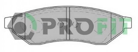 Дисковые тормозные колодки (задние) PROFIT 5000-1986 (фото 1)