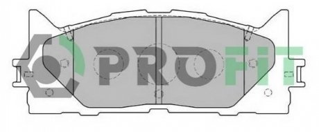 Дискові гальмівні колодки (передні) PROFIT 5000-2014 (фото 1)