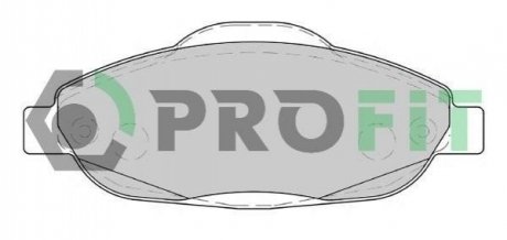 Дискові гальмівні колодки (передні) PROFIT 5000-4003 (фото 1)
