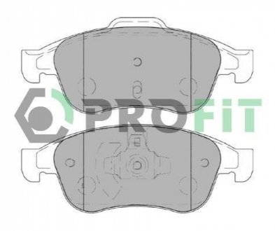 Дисковые тормозные колодки (передние) PROFIT 5000-4180 (фото 1)