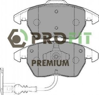 Дисковые тормозные колодки (передние) PROFIT 5005-1641 (фото 1)