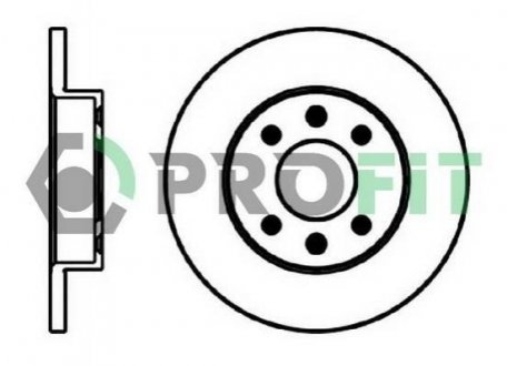 Тормозной диск (передний) 5010-0055