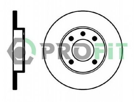 Тормозной диск (передний) PROFIT 5010-0103 (фото 1)