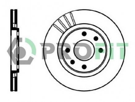 Тормозной диск (передний) PROFIT 5010-0192 (фото 1)