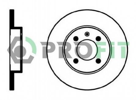Гальмівний диск (передній) 5010-0205