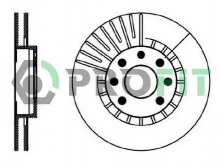Тормозной диск (передний) 5010-0206