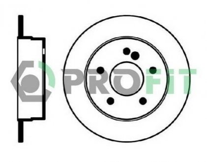 Тормозной диск (задний) 5010-0539