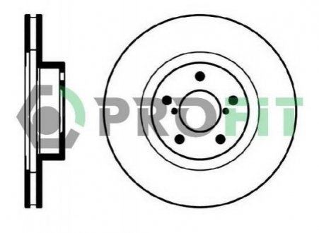 Тормозной диск (передний) PROFIT 5010-0679 (фото 1)