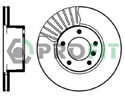 Тормозной диск (передний) 5010-0834