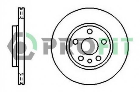 Тормозной диск (передний) 5010-0842