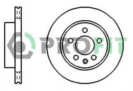 Тормозной диск (передний) 5010-0860