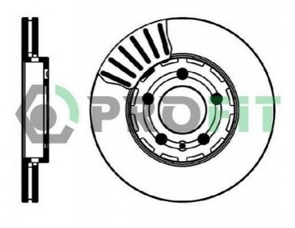 Гальмівний диск (передній) PROFIT 5010-0927 (фото 1)
