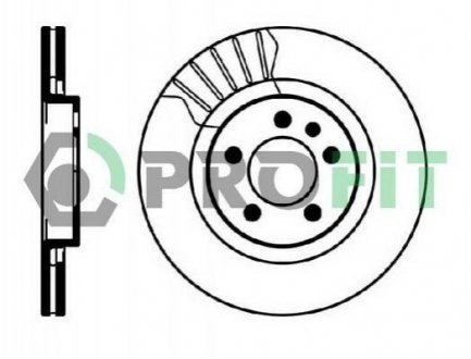 Тормозной диск (передний) 5010-0928