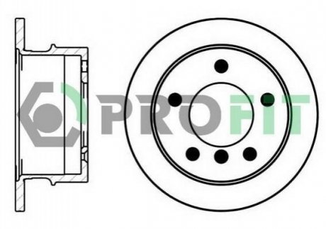 Тормозной диск (задний) PROFIT 5010-0931 (фото 1)