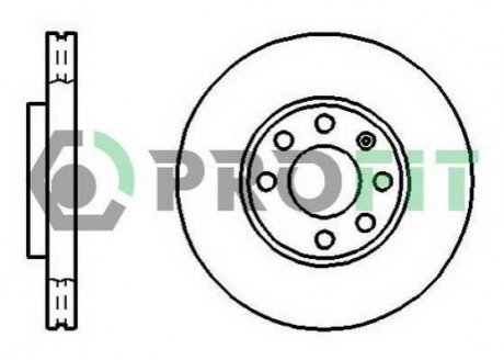 Тормозной диск (передний) 5010-1041