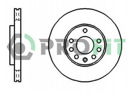 Гальмівний диск (передній) 5010-1042
