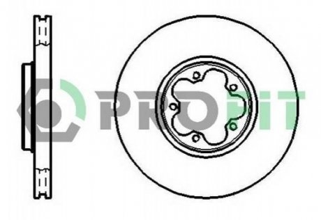 Тормозной диск (передний) 5010-1112